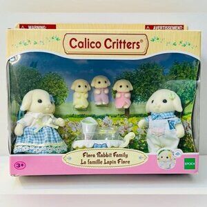 Calico Critters Flora Rabbit Family Playset